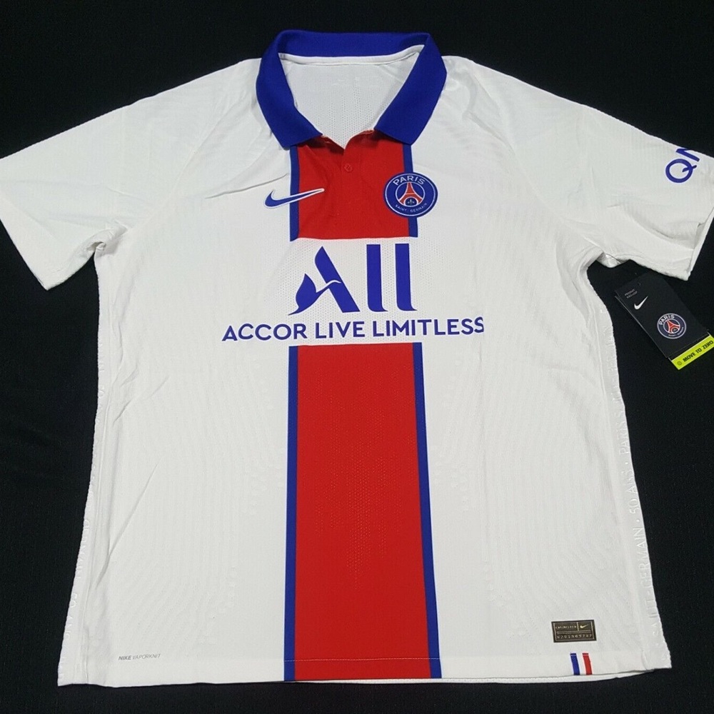 Nike PSG Paris Saint-Germain Vaporknit Match Away 2020-21 Jersey CD4188-101